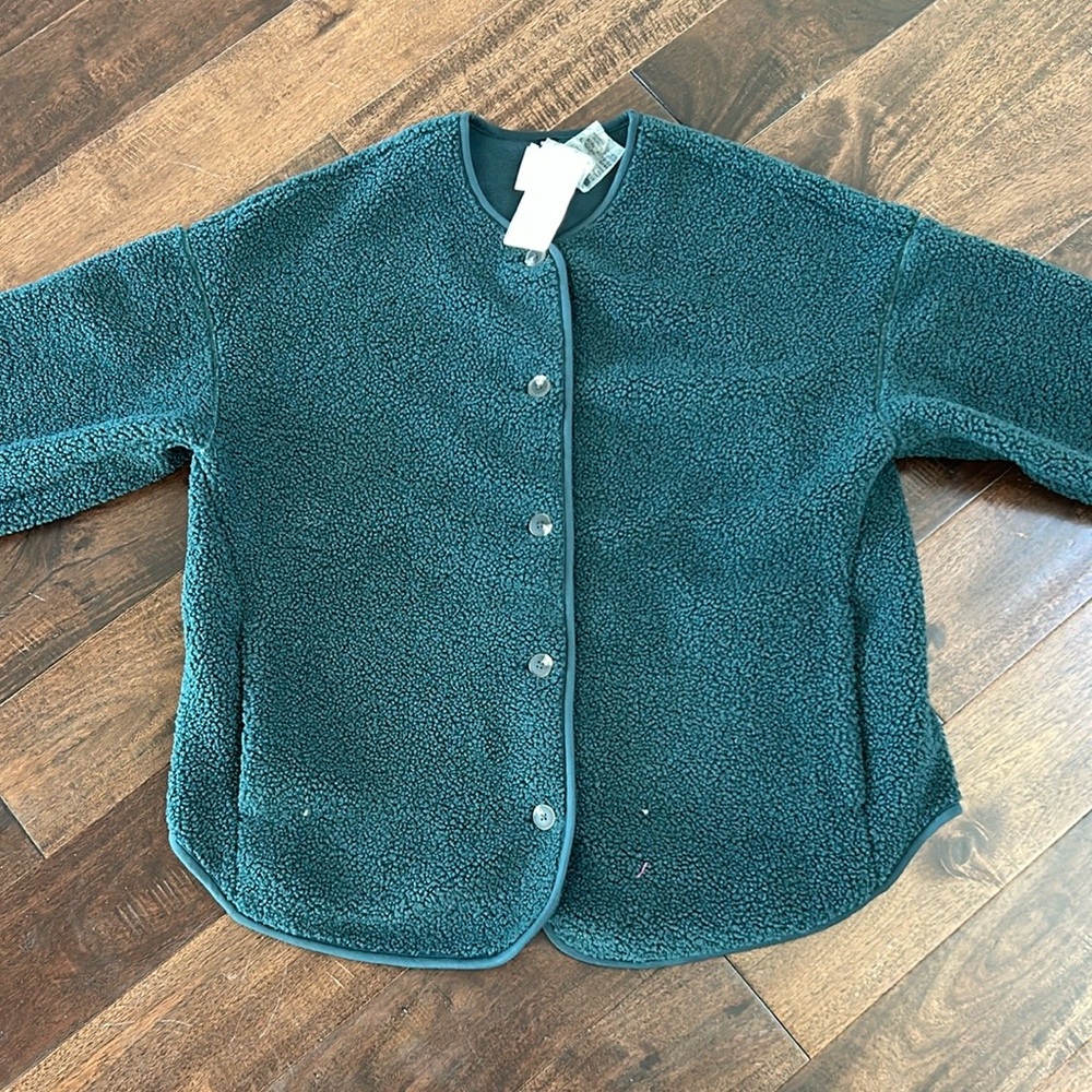 Uniqlo Cozy Women’s Teal Jacket